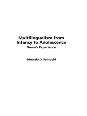 cover image of Multilingualism from Infancy to Adolescence